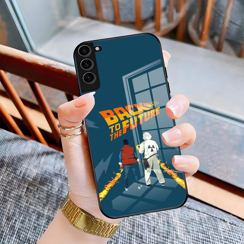 

Горячий чехол для телефона из фильма «Назад в будущее» для Samsung S26 S25 Plus S20 S20 Plus S22 Ultra S23 FE S21 Plus S21 Ultra Стеклянная крышка Samsung S22 Ultra