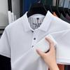 Light Luxury High-quality Summer Pure Cotton Lapel Short Sleeved T-shirt Fashion Trend Polo Shirt Top