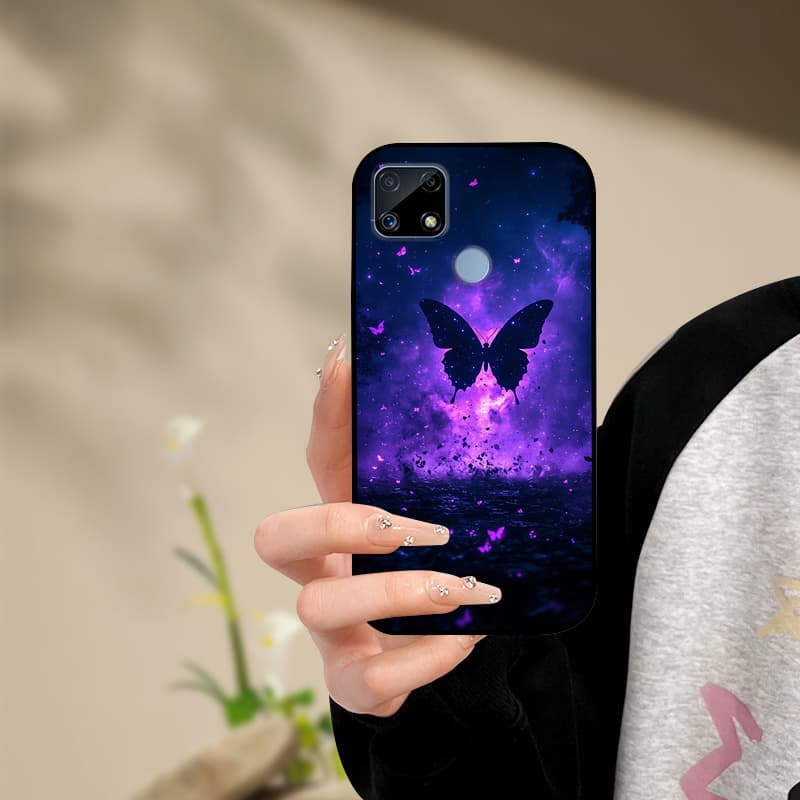 Silicone Phone Case For Realme C25s C25 Cover Painted Soft  For Realme C25 C25S C21 C21Y C25Y Phone Case RealmeC25s C 25 s Funda