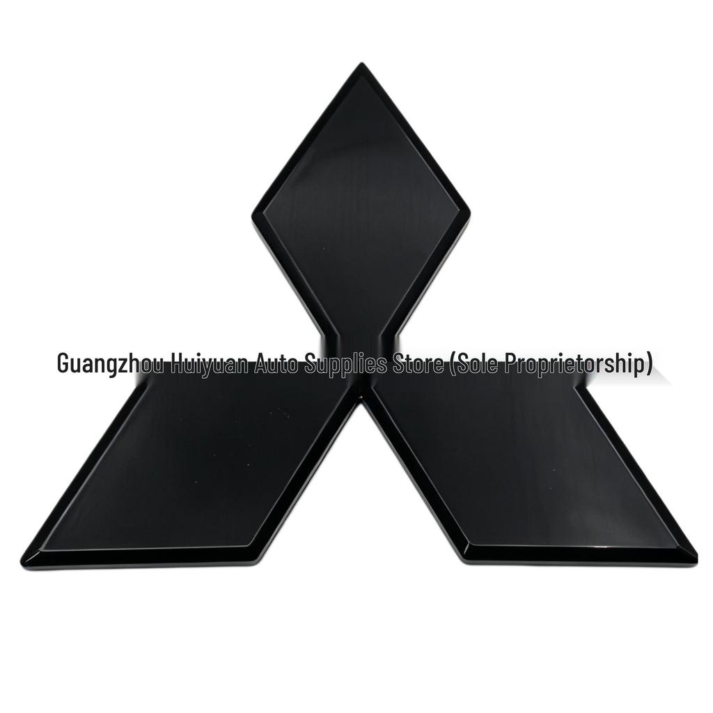 Compatible Front and Rear Logo Stickers for Mitsubishi Lancer Models: EX, Fortis, and Sportback