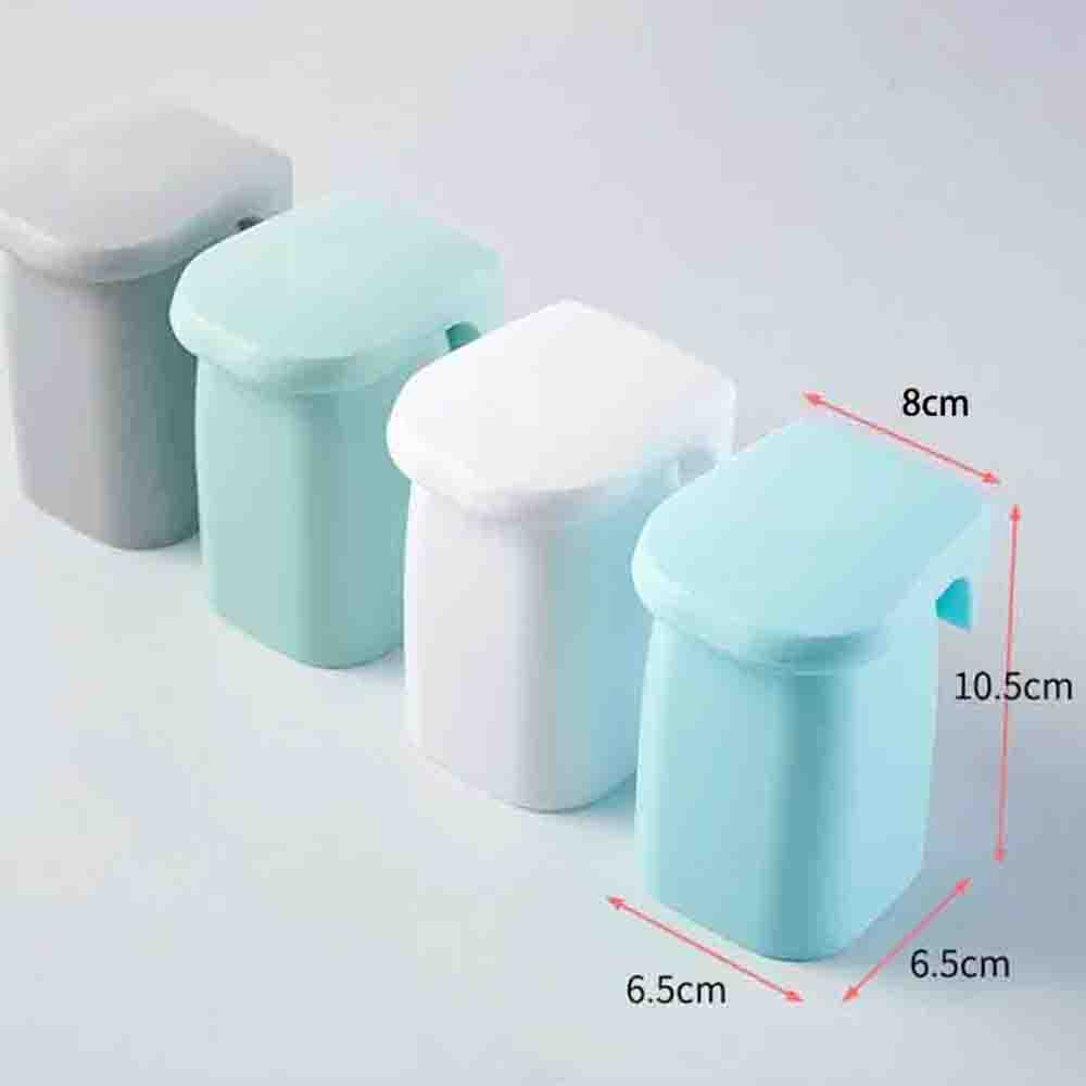 1-6PCS Japanese Style No-drill Minimalist Magnetic Mouthwash Cup Wall Mounted Toothbrush Storage Rack Brushing Cup Washing Cup