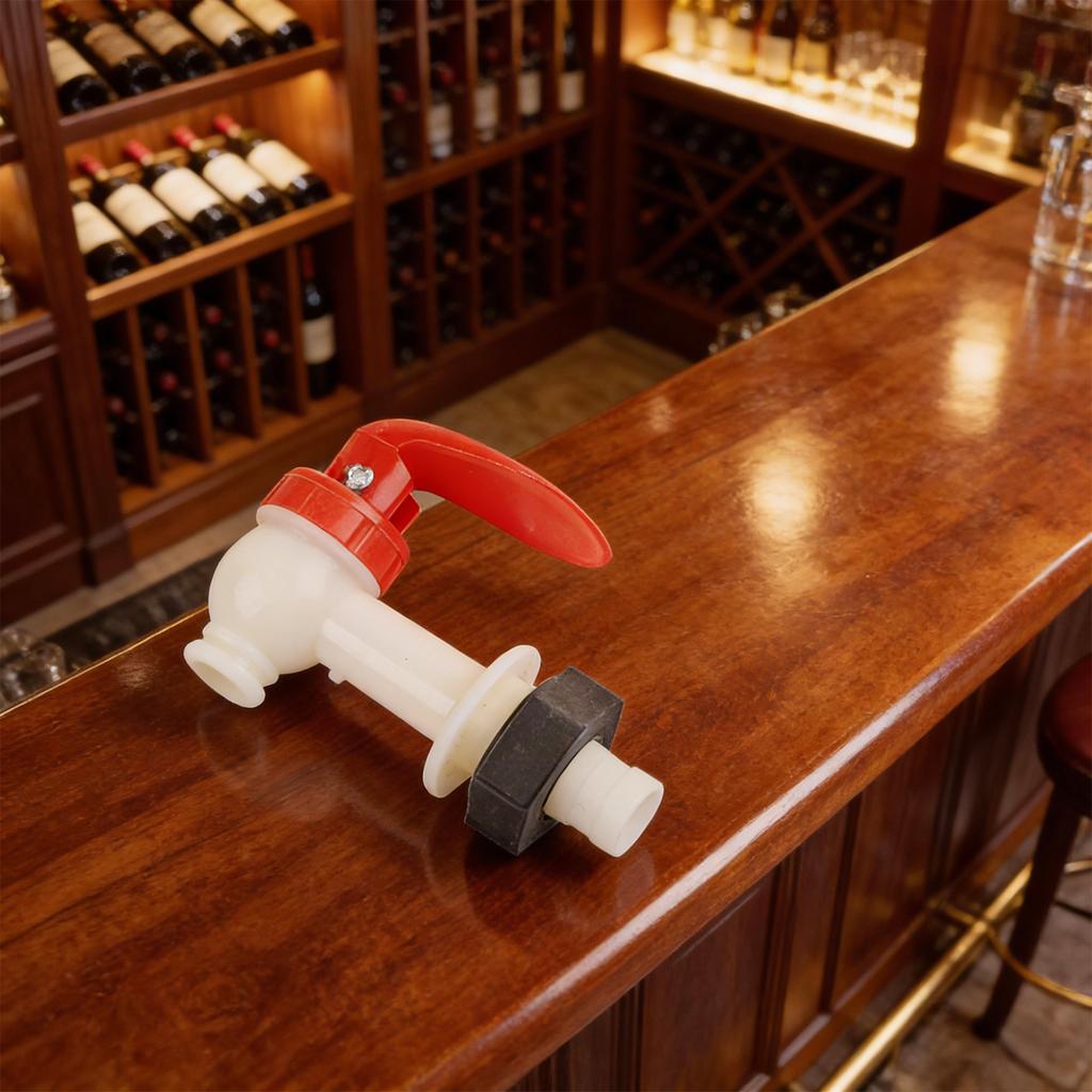 Wine Bottle Faucet Plastic Valve Dispenser for Jar and Water Tank Controlling Liquid Flow with User Friendly Operation
