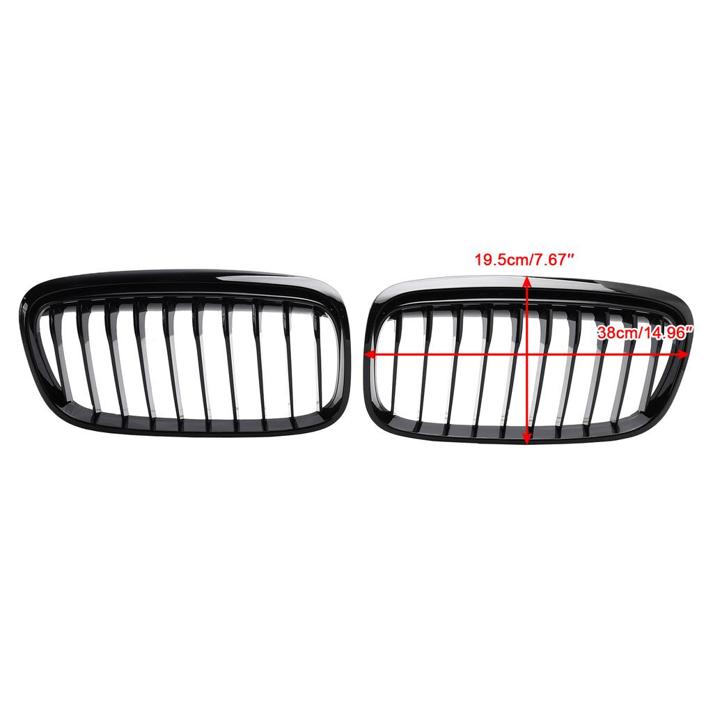 Lesklá černá přední maska mřížka pasuje na BMW řady 2 Gran Tourer F45 F46 2015-2018