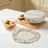 Washable Cloth Fruit Bowl Covers  for Salad Bowls, Dough Bowls, Meal Bowls, and Table Service for Daily Use