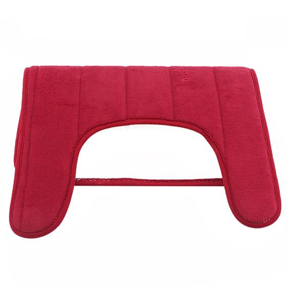 Absorbierendes, rutschfestes Badezimmer-Pad, U-förmiges Memory-Schaum-Toilettenpad