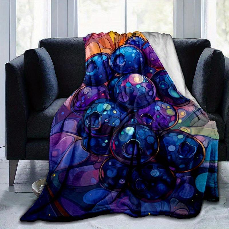 

1pc. Colorful Abstract Art Blanket - Perfect for Home, Office, Outdoor Use, Gift Idea, Suitable for All Seasonsz041708 75x90cm