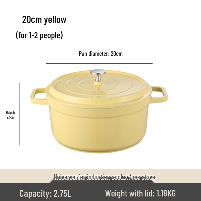 Xiaocaiya Universal Enamel Soup Pot
