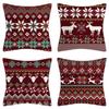 Christmas Pillowcase Combination Multi-patterned Cushion Party Festive Sofa Living Room Pillowcase Pillowcase