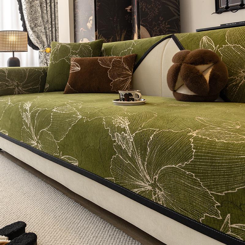 

Подушка для дивана Chenier, Универсальная для всех сезонов, Нескользящая и грязеотталкивающая подушка для сиденья, Современный чехол для дивана в новокитайском стиле, Тканевое полотенце 70*70cm