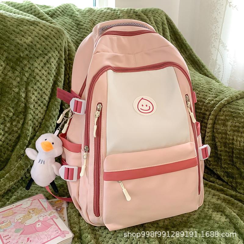 School Bag Female College Student College Style High School Student High Quality Fashion Junior High School Student Primary School Student Backpack