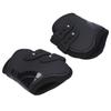 2Pcs Horse Tendon Boots Set Sturdy Adjustable PU Shell Tendon Guard Boots for HorsesBlack Hind Legs
