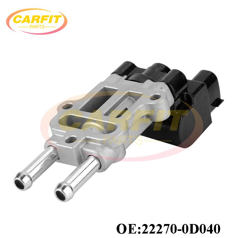 OEM 22270-0D040 22270-22061 22270-22060 136800-1820 IACV Idle Air Control Valve For Toyota Matrix Corolla Pontiac Vibe Car Parts