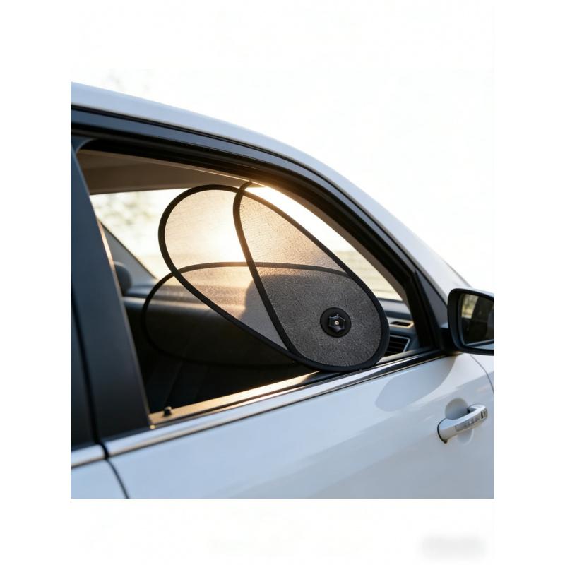 Car Side Window Sunshade Rotatable Adjustable Summer Sun Protection Heat Insulation UV Protection Car Sunshade Board Accessories