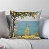 Mediterranean Bliss Lemons Spirits Square Pillowcase Polyester Linen Velvet Printed Decor Throw Pillow Case Sofa Cushion X