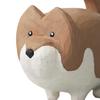 Kleine Holz-Hundefigur, Handgeschnitzte Welpenfigur, Rustikale Sammler-Tierstatue für Heim-Schreibtischdekoration, Geschenke für Hundeliebhaber