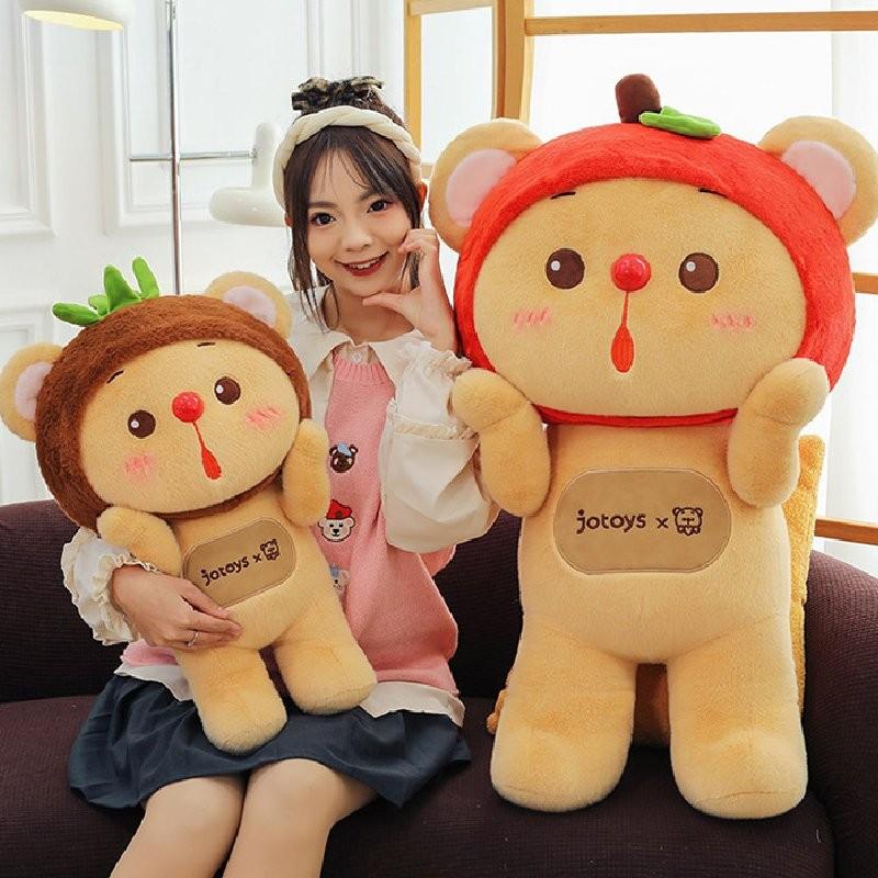 Cartoon Bear Plush Toy Dolls Room Decoration Ornaments Children Christmas Gift