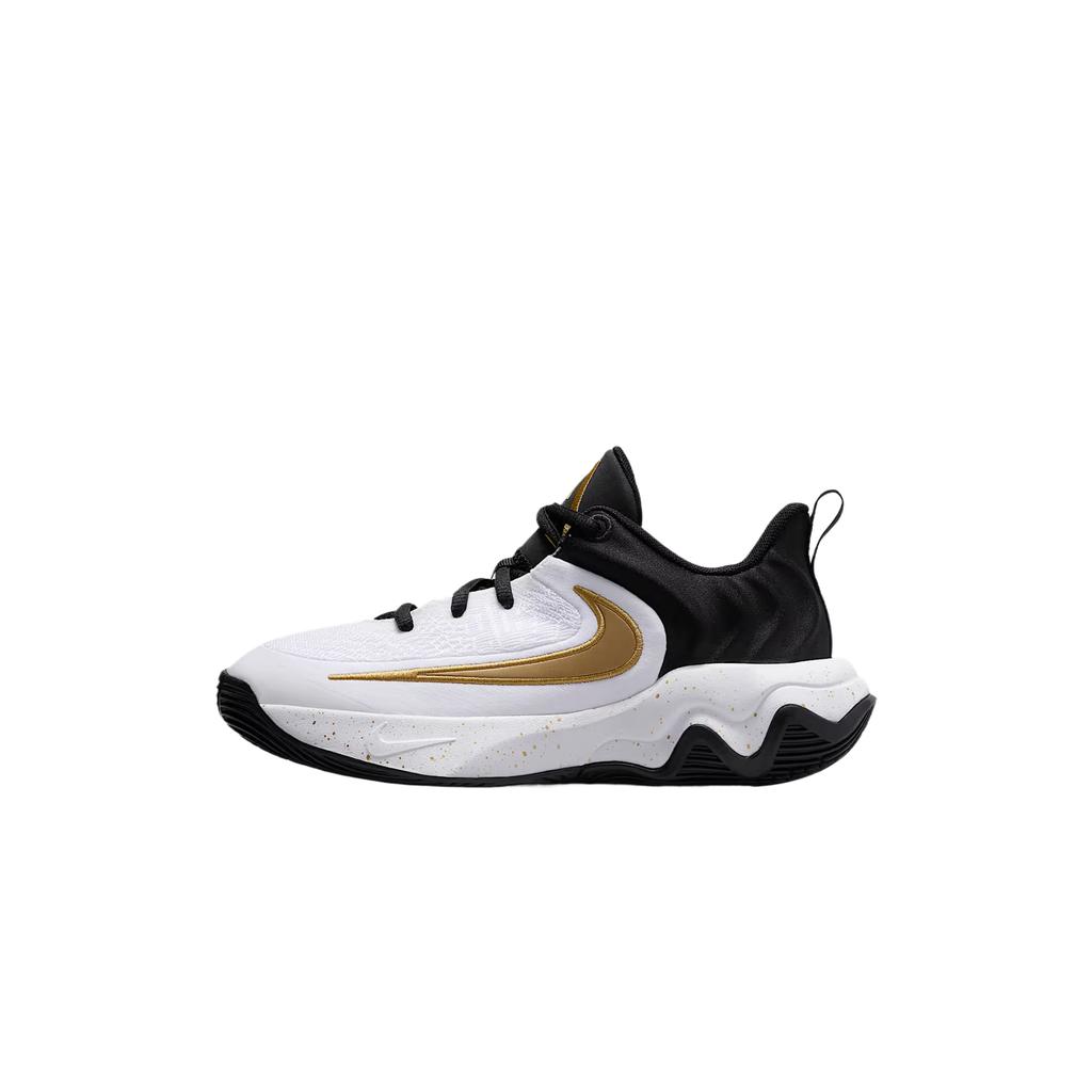 Nike Giannis Immortality 4 Grade School 'Black White Metallic Gold' (Unisex) Black / White / Metallic Gold Kids' Basketball Shoes IH7664 003