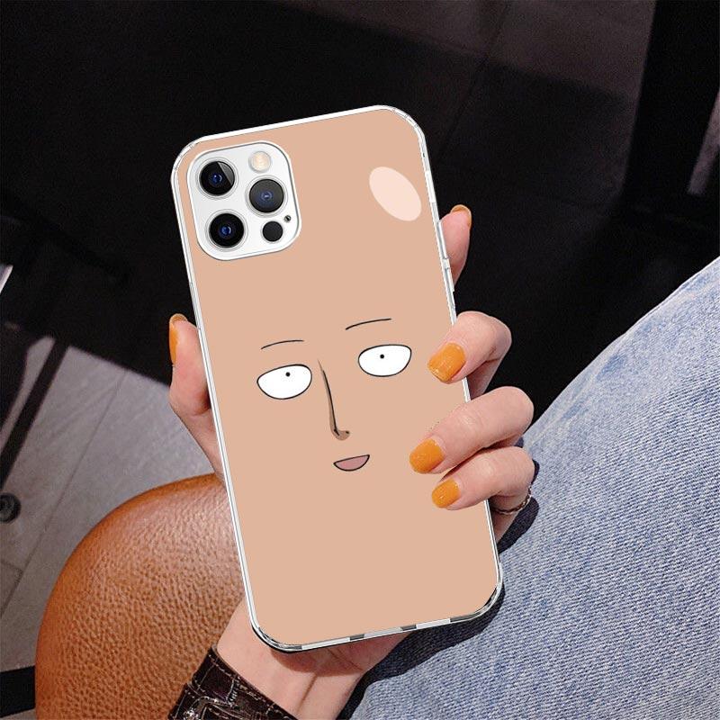 Anime One-Punch Man Phone Case For iPhone 17 Air 16 Pro Max 16E 15 + 14 Plus 11 12 13 Mini 7 8 SE Gift Print Cover Fundas 17 Air