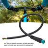 5-pins mannelijke E-bike verlengkabel 0,8 voet IP65 waterdicht Draagbare instrumentenverlengkabel voor E-scooters AC 200V
