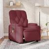 VidaXL Electric Reclining Massage Armchair, Relaxation Chair with Adjustable Backrest and Footrest, Seat of 3204701