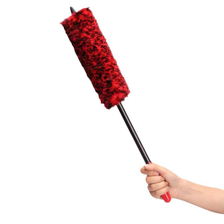 Large Tire and Engine Bay Cleaning Brush with Long Handle