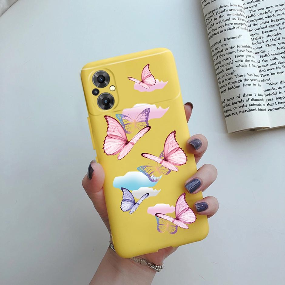 For Xiaomi POCO M5 Case Fashion Cover Silicone Soft TPU Back Phone Protector Shell For Xiaomi POCO M5 4G Butterfly Bags Fundas