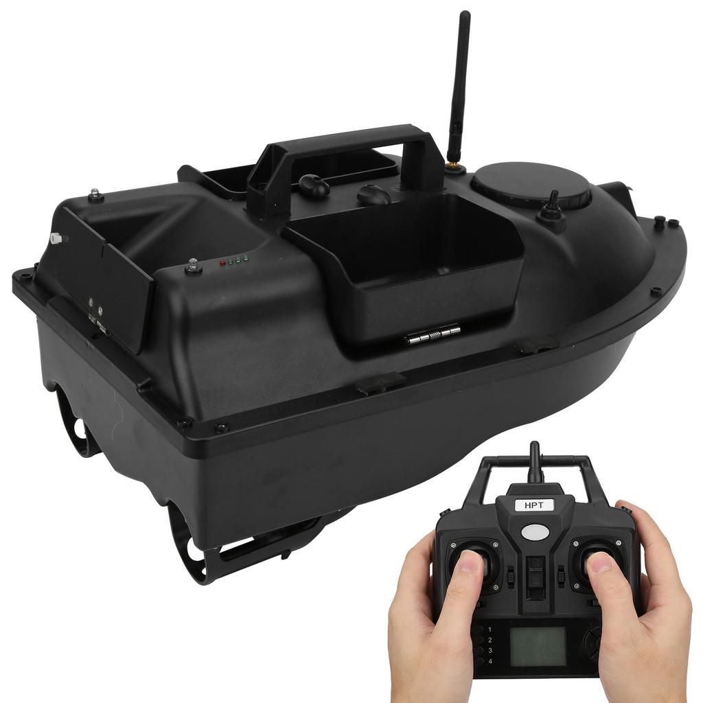 TwoHand Intelligent Remote Control Fish Feeder 500m GPS Location Fishing Boat