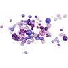 Unique Blend of Premium Faceted, Transparent Acrylic Beads - 5 Sizes. Ref 618831
