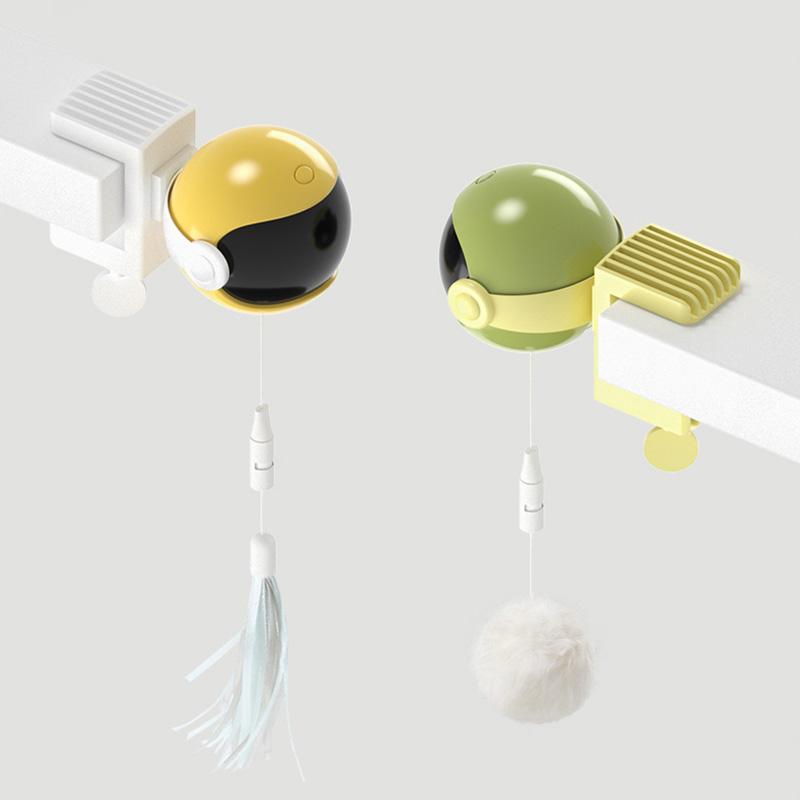 Smart Cat Toy Automatic Lifting Cat Teaser Toys Interactive Kitten Playing Toys Puzzle Pet Ball Toy Cat Supplies