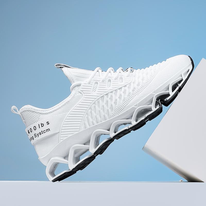 Men's Slip On Walking Running Shoes Blade Tennis Casual Sneakers Comfort Non Slip Work Sport Athletic Trainer