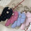 Y2K Harajuku Musical Notes Star Pendant Keychain Cute Bag Hanging Decoration For Women Girls Sweet Keyring Jewelry Gift