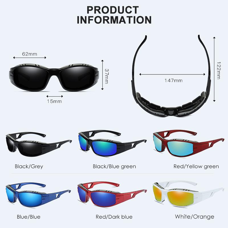 Ochelari de soare polarizați Ochelari de soare pentru bărbați Sport în aer liber Ciclism Bicicletă Ochelari polarizați rezistenti la praf