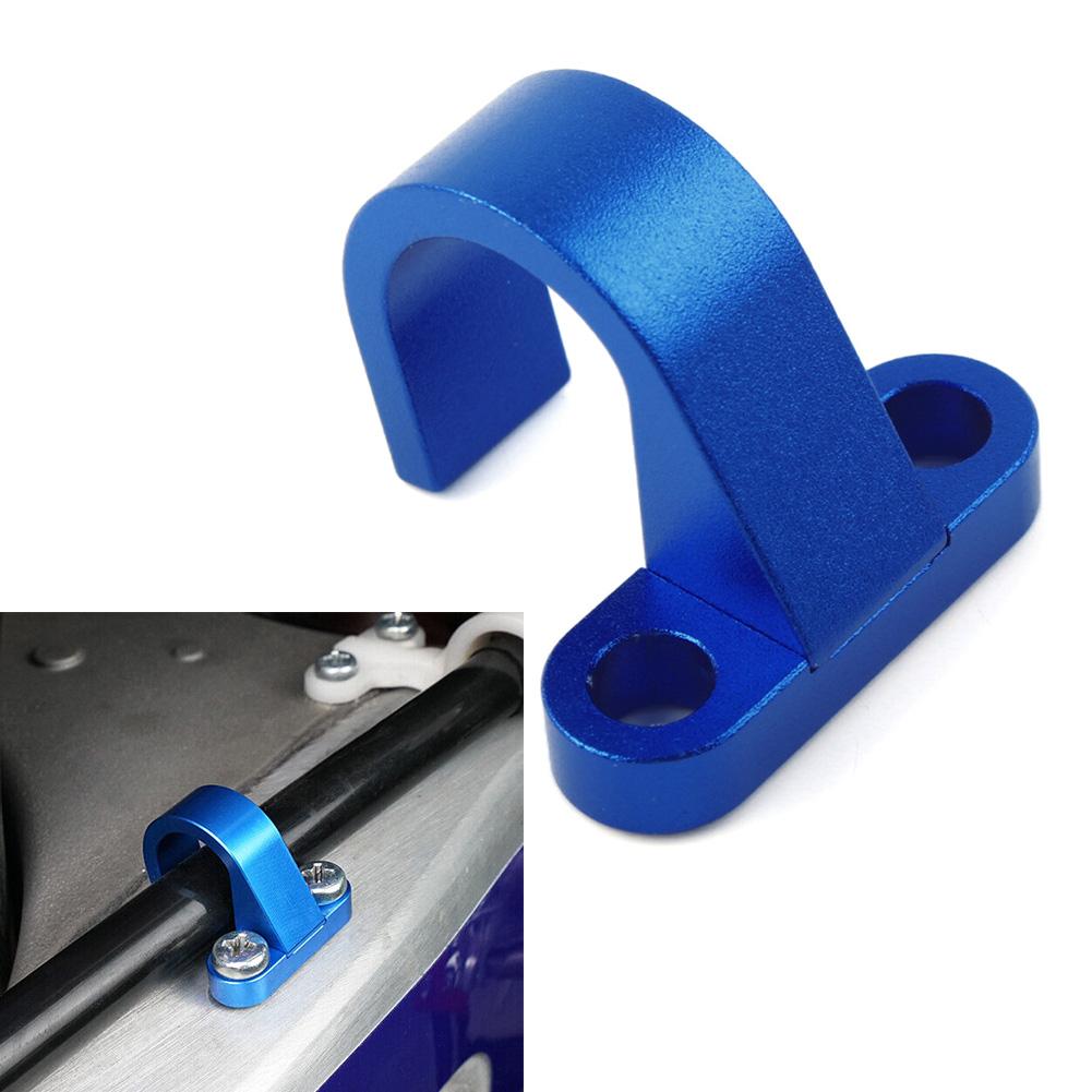 Aluminum Motorcycle Rear Brake Hose Clamp Guide For Yamaha YZ125 YZ250 YZ250F YZ450F YZ85 2003- Blue/Black/Red