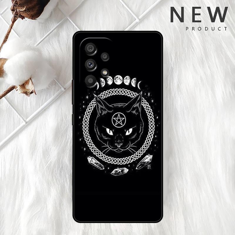 Moon Tarot Mystery Totem Case For Samsung Galaxy A54 A52 A14 5G A53 A12 A13 A71 A23 A34 A33 A21s Phone Cover