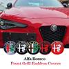 1 Stück Für Giulietta GT 159 147 156 Auto Frontgrill Emblem Abdeckungen/Mittelkonsolen Knopf Innenraum Aufkleber Auto Zubehör