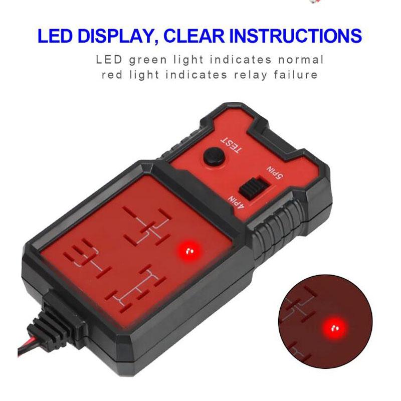 Lumină Indicator LED Accesorii Auto Verificator Baterie Auto Tester Releu Auto Tester Tensiune Universal 12V