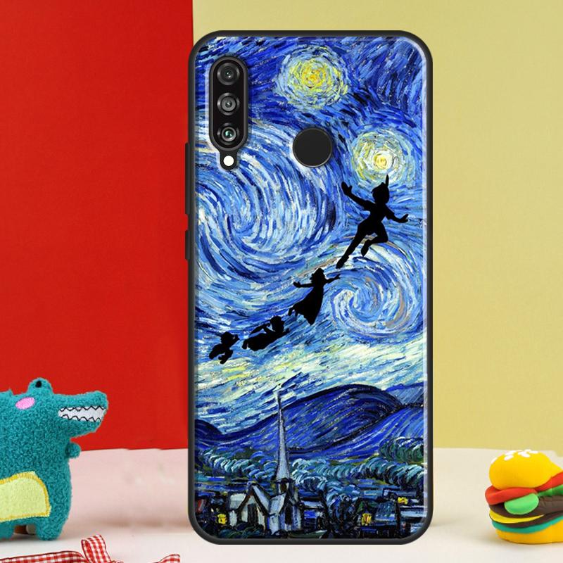 Van Gogh Starry Sky For Huawei Nova Y91 Y90 Y60 Y70 Y72 Y61 9 10 SE 12i 12s 11i 5T P60 Pro P20 P30 P40 Lite Case
