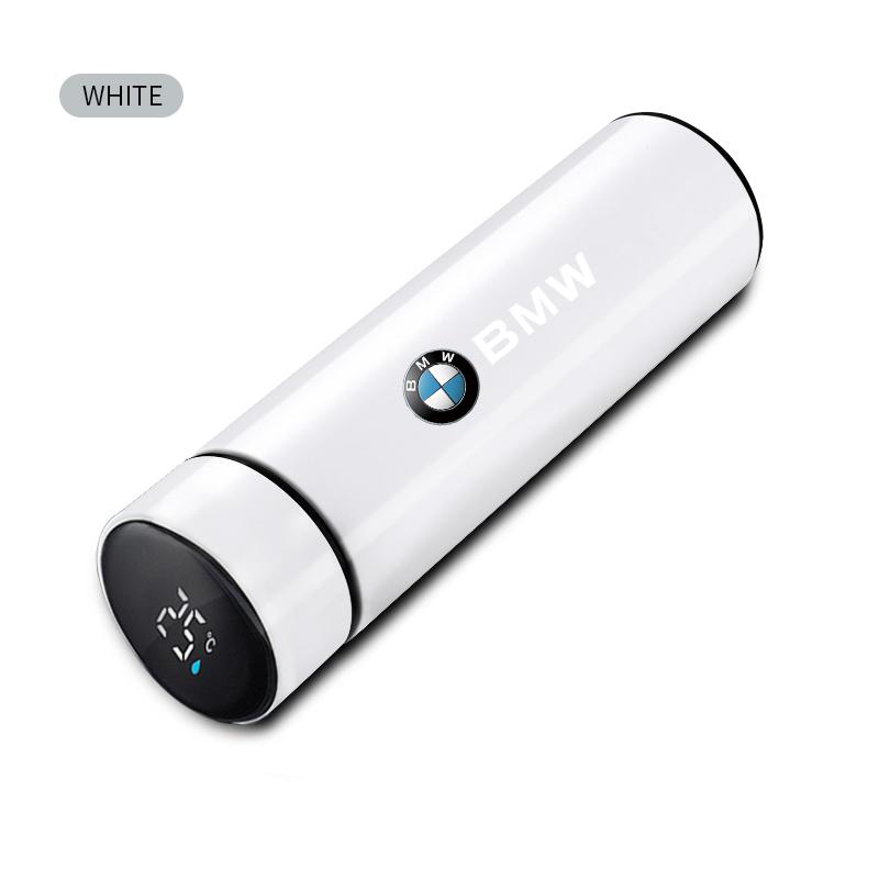 YAMHS1 Car Smart Thermos Mug Insulation Cup Led Digital Temperature Display For BMW E34 E36 E60 E90 E46 E39 E70 F10 F20 F30 X5 X6 M5 M6