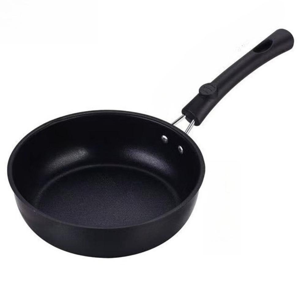 Compact Pan with Handle Design Portable Multifunctional Skillet Fo Egg Omelet Pancake Steak Cooking Supplie for Home Kitchen Use