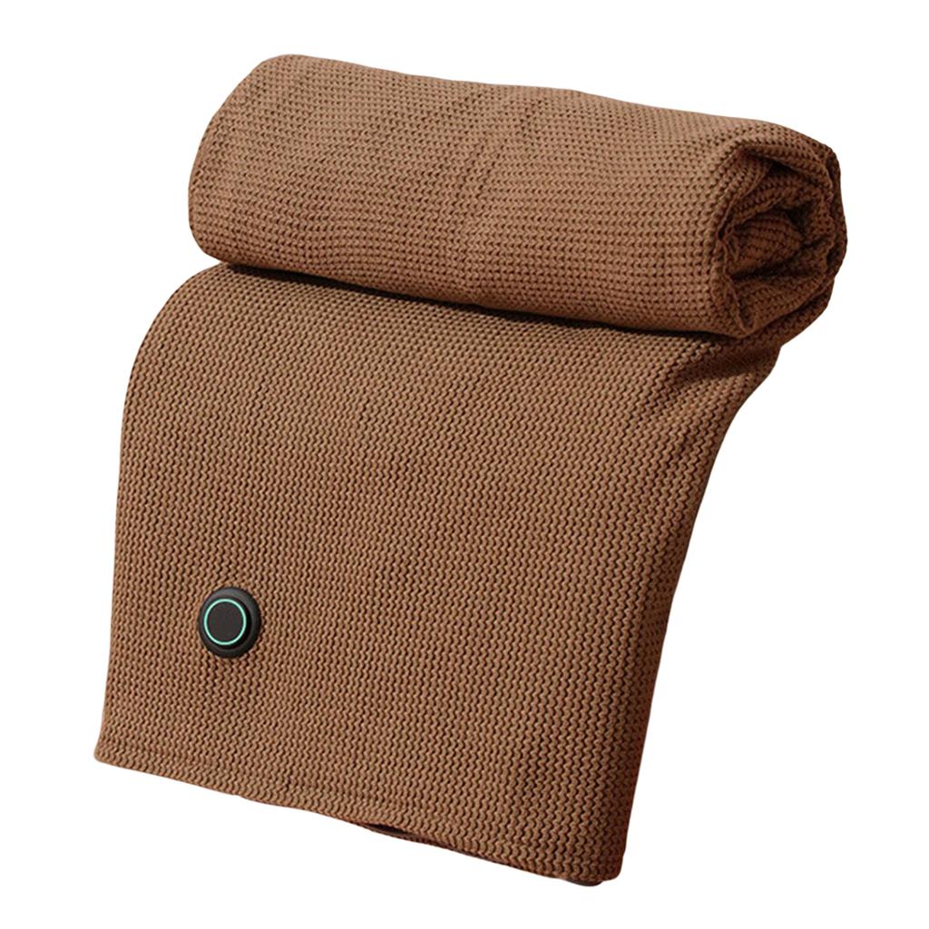 Winter Electric Heated Blanket 3 Heating Level Wearable USB Heating Blanket Soft and Safety Electric Heated Shawl for Home Offic