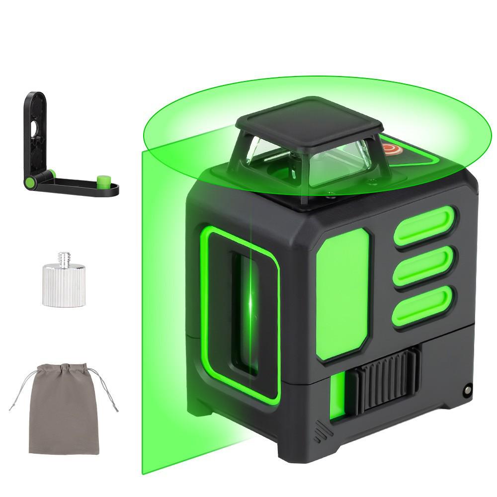 Cross Mini 5-Line, 2-Line High-Precision Infrared Laser Level with Strong Light and Water Level Meter