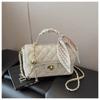 New Xiaoxiangfeng bag, diamond chain, small square bag, women's versatile messenger bag, commuter shoulder handbag.