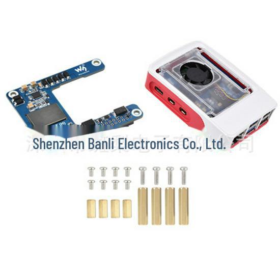 Raspberry Pi 5 Slim PoE HAT mit Ethernet RJ45 und 5V/5A Netzteilerweiterung für CM5