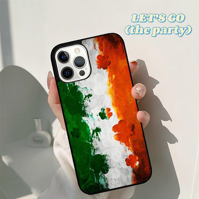 Autumu Ireland Irish Flag Phone Case Cover for iPhone 17 Air 16 16e 15 12 11 13 14 Pro Max Apple Plus Coque