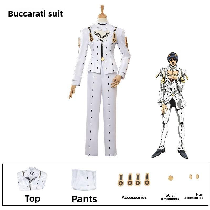 

Jojos Bizarre Adventure Bruno Buccellati Cosplay Costume For Anime Role Play XXXL