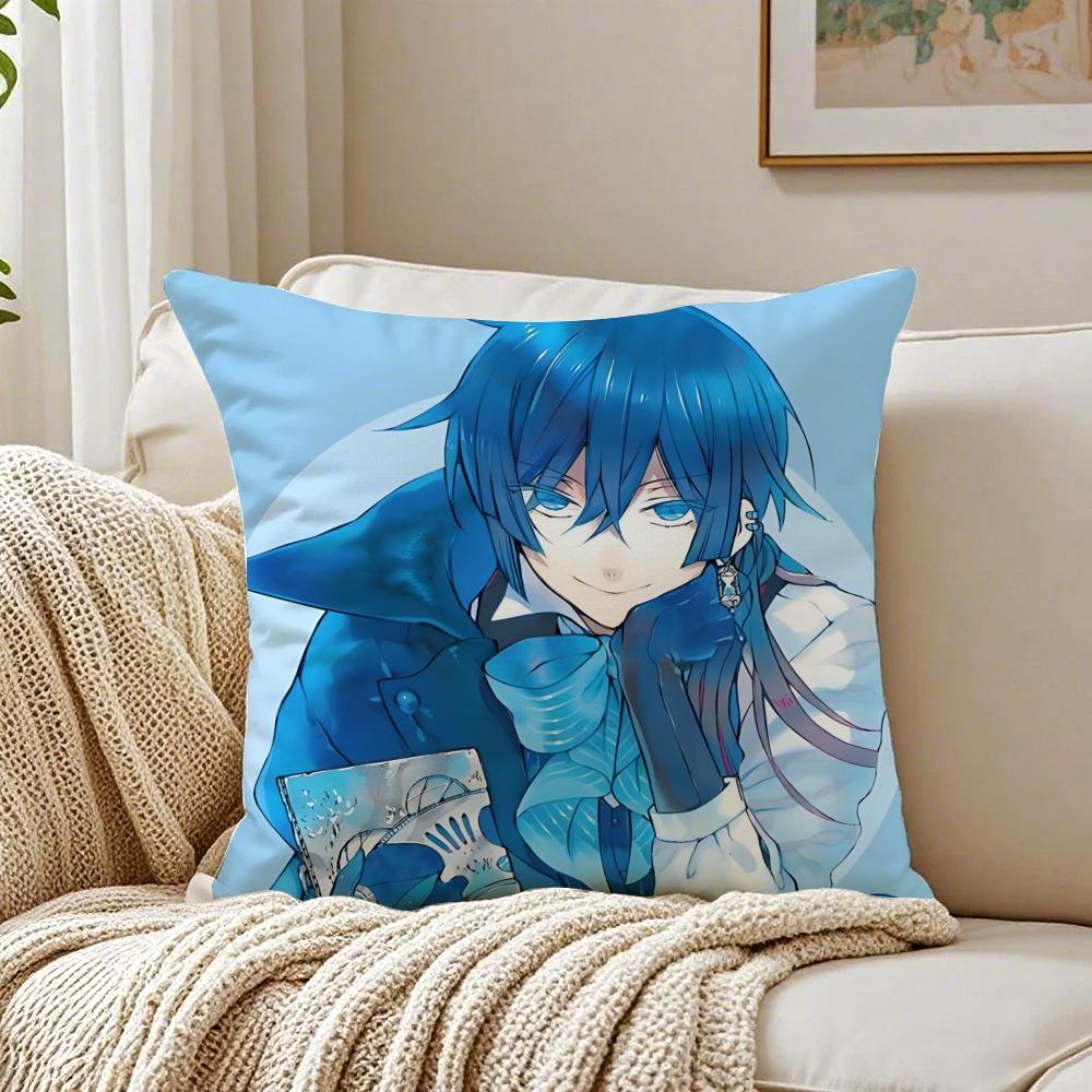 Gothic Japanese Anime TThe Case Study Of Vanitas Cushion Cover Pillowcase Antidustmite Living Room Sofa Decor Cushion Room