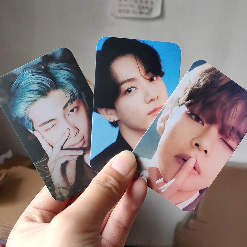BTS Bangtan Boys 8 vnt. Lomo kortelių rinkinys Kpop stabų narių fotokorteliai Premium kolekcijos kortelės Gerbėjų palaikymo prekės Albumo aksesuarai Dovana