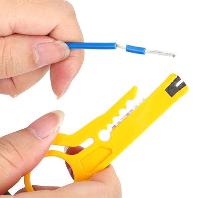 Cable Stripping Wire Cutter Pocket Multifunction Mini Portable Crimper Plier Wire Stripper Knife Crimping Tool