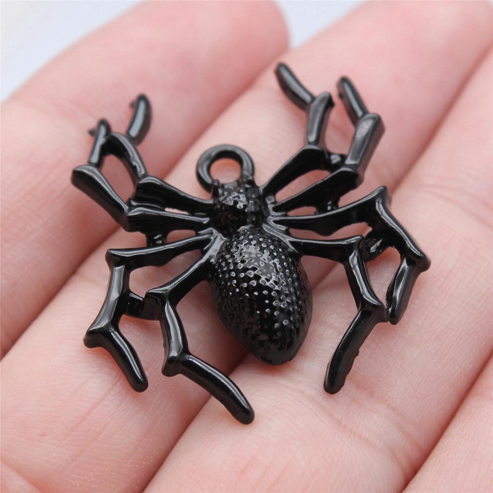 Charms Spider Halloween Bat Pendants Kids' Jewelry Materials QC119