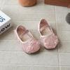 Baby Girls White Lace Floral Mary Jane Dress Shoes